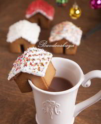 Пряничный домик на кружку