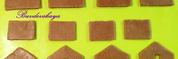 пряничный домик на кружку