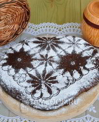 Пряник шоколадный с вареньем