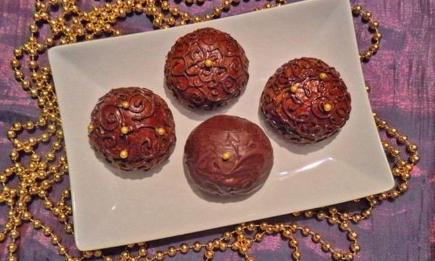 Рецепт пряников шоколадных из ржаной муки с начинкой