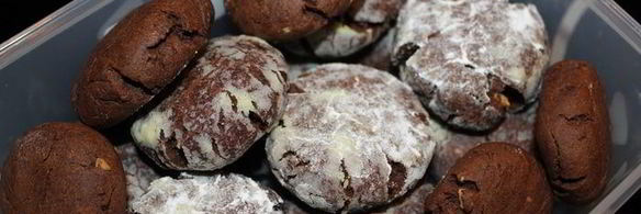 шоколадные пряники с трещинками