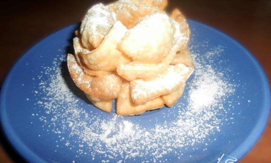 Рецепт розочек из хвороста