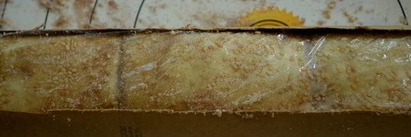 рулетики с золотистым кунжутом