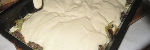 капустная шарлотка