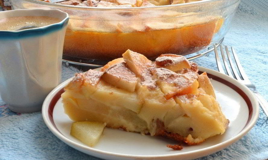 Рецепт классической шарлотки с творогом