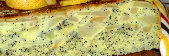 макова — грушевая шарлотка с ванильно-грушевым вареньем