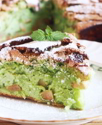 Мятная шарлотка