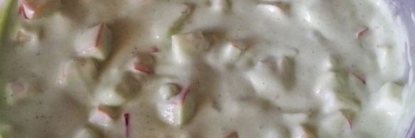 мятная шарлотка