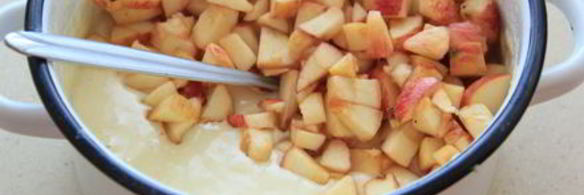 шарлотка на кефире