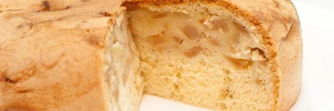 Шарлотка с бананом в духовке