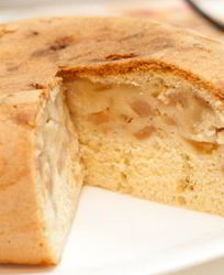 Шарлотка с бананом в духовке