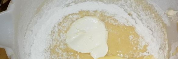 шарлотка с грушами