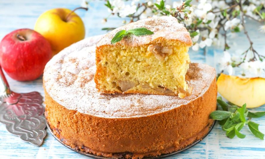 Рецепт шарлотки с корицей