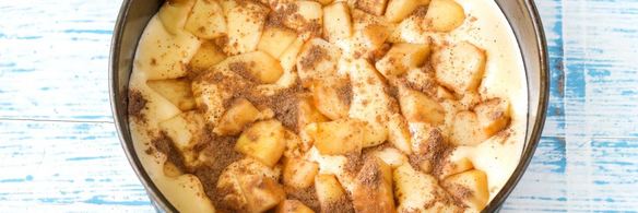 шарлотка с корицей