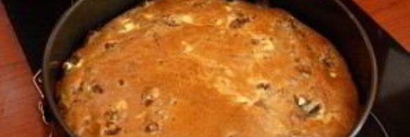 шарлотка с мясом