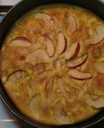 Шарлотка с яблоками быстро