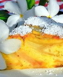 Шарлотка с яблоками по-домашнему в духовке