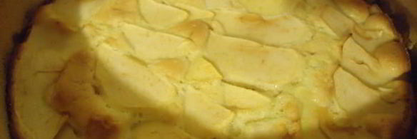 шарлотка яблочная