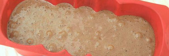 шоколадная шарлотка с ягодами