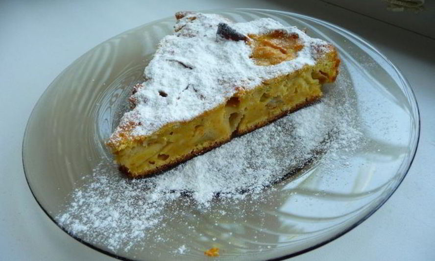 Рецепт солнечной шарлотки