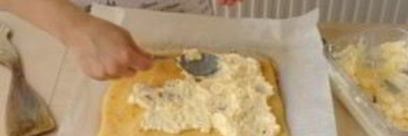 шоколадно-банановый рулет