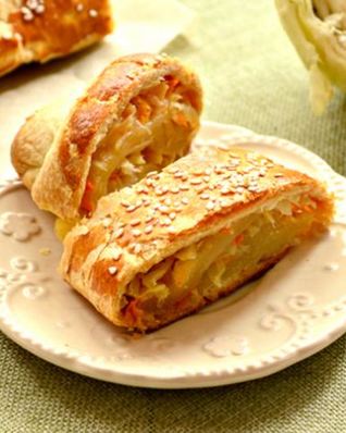 Штрудель с капустой