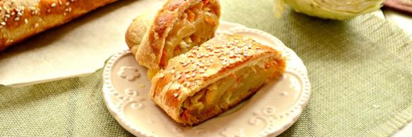 штрудель с капустой