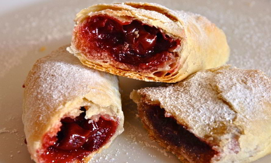 Рецепт штруделя с вишней