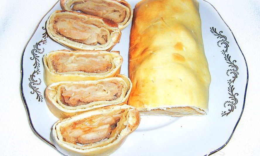 Рецепт штруделя с яблоками