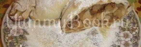 яблочный штрудель с орехами