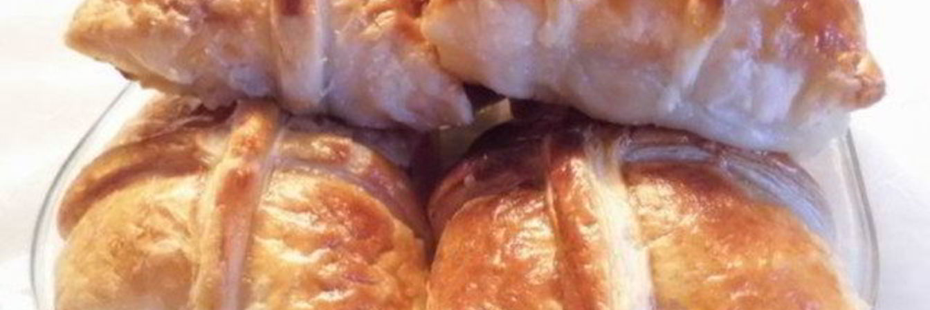 Слойки Пакетики с семгой