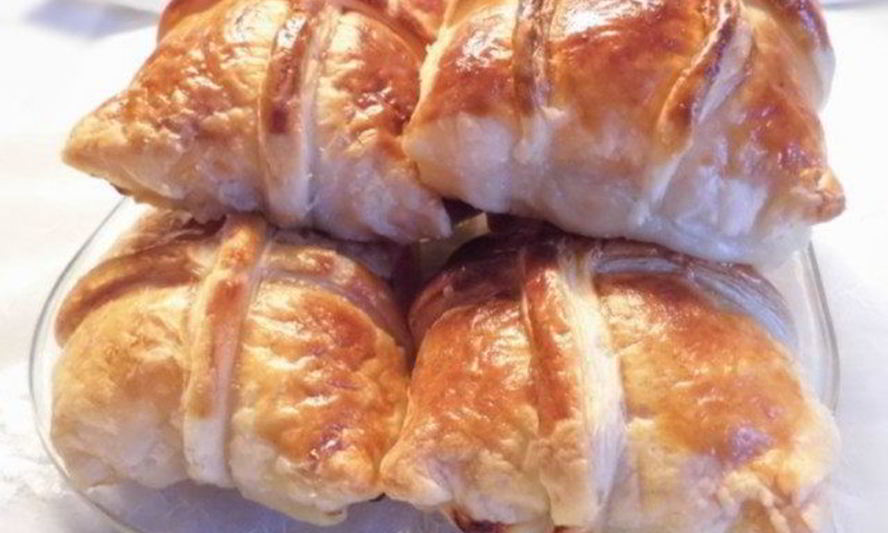 Рецепт слоек пакетики с семгой