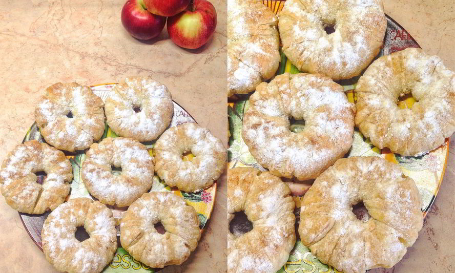 Рецепт слоек с ананасом