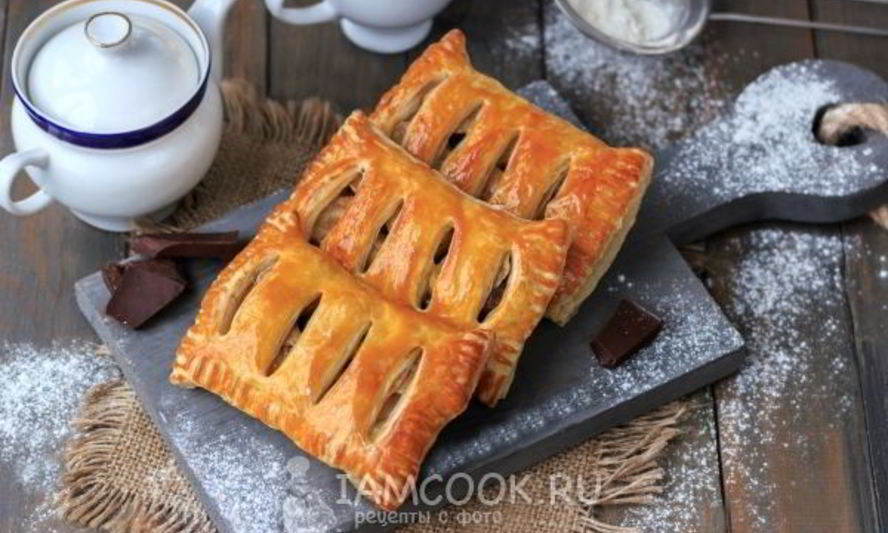 Рецепт слоек с бананом