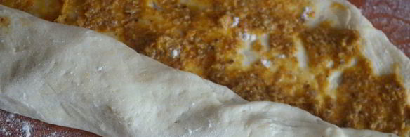 слойки с джемом и семечками