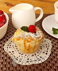 Слойки с малиной и шоколадом