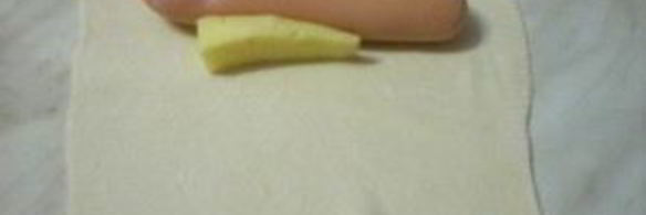 слойки с сыром и сосисками