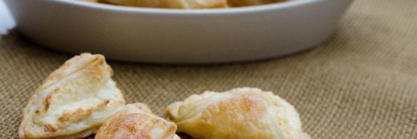 Слойки с творогом