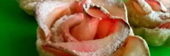 слойки с яблоками из слоеного бездрожжевого теста