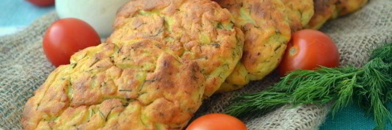 Картофельные сырники с укропом из духовки