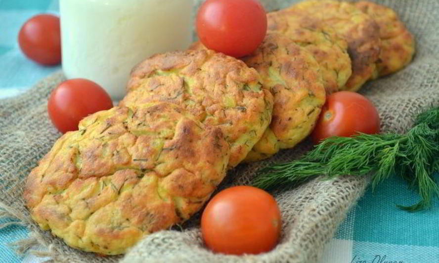 Рецепт картофельных сырников с укропом из духовки