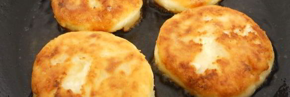 кокосовые сырники с бананом