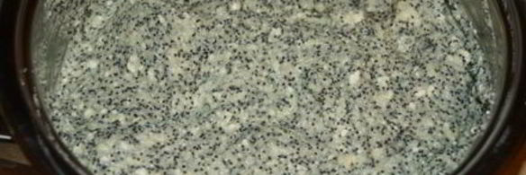 маковый творожник