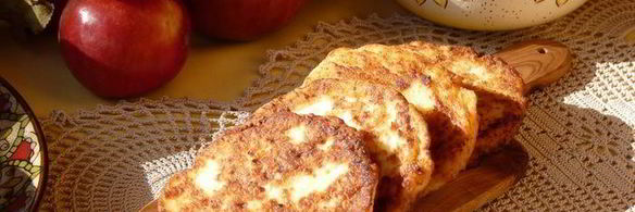 медово-яблочные сырники