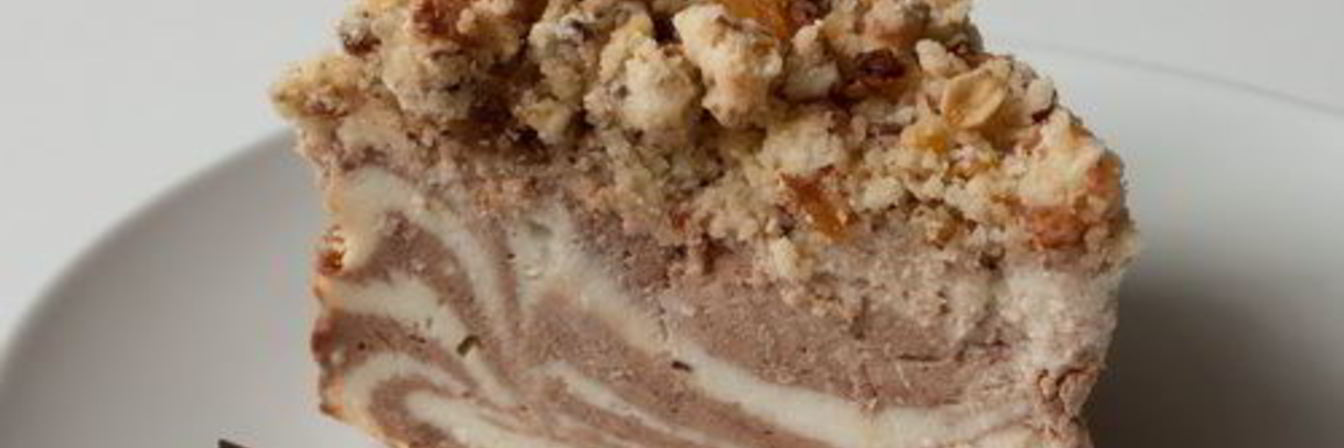 Мраморный творожник с мюсли