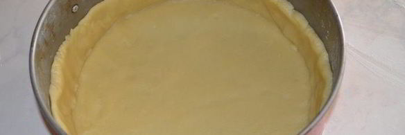 песочный творожник с яблочной начинкой