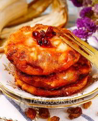 Сырники без яиц с бананом