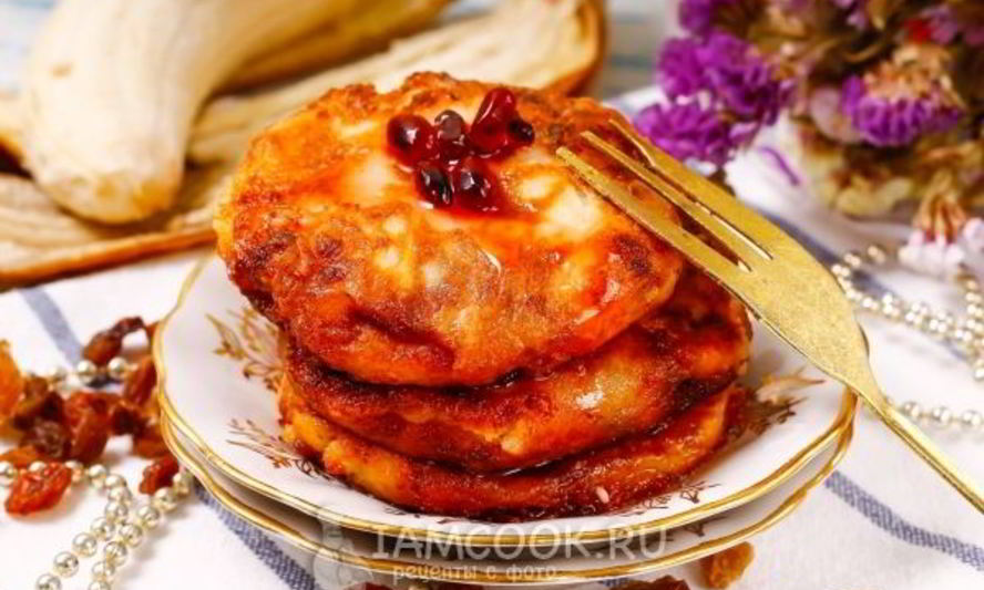 Рецепт сырников без яиц с бананом