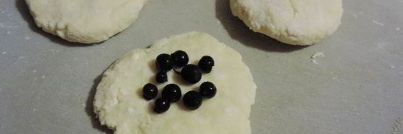 сырники с черникой