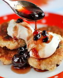 Сырники с изюмом без муки